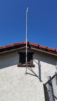 Exterior wall Antenna Installation